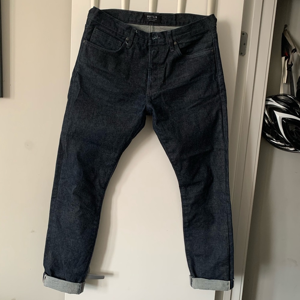 DSTLD Skinny-Slim Mens Jeans 34W x 34L